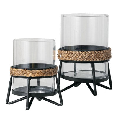 Glass Pillar - (Set of 2)