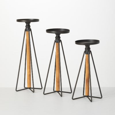 Nadia Candle Pillar Holder Set of 3