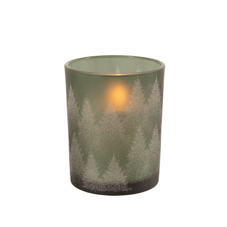 Green Votive Tea Light Small