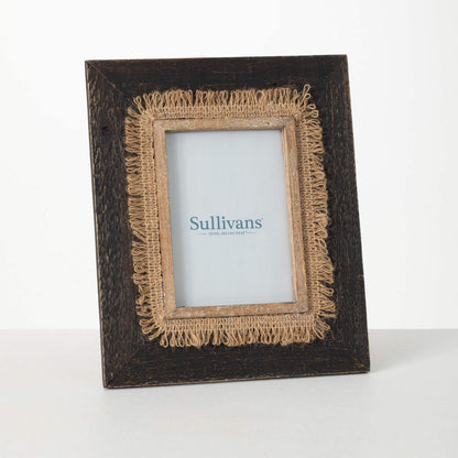 Photo Frame With Rattan Detail
